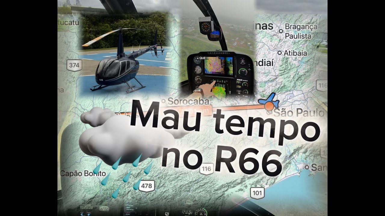 O Tempo Fechou no R66: Desvios, Decisão, Pouso e Segurança em Primeiro Lugar