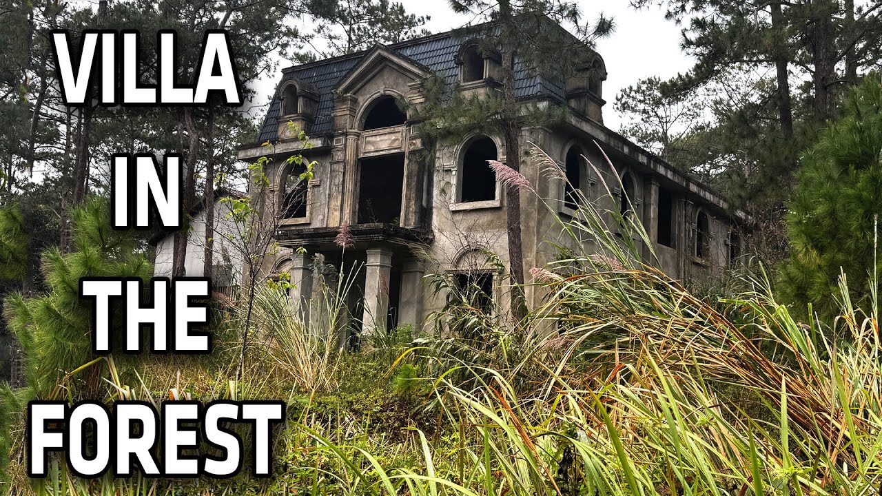 He paid $9,000 for a villa that had been abandoned in the middle of the forest for 15 years.