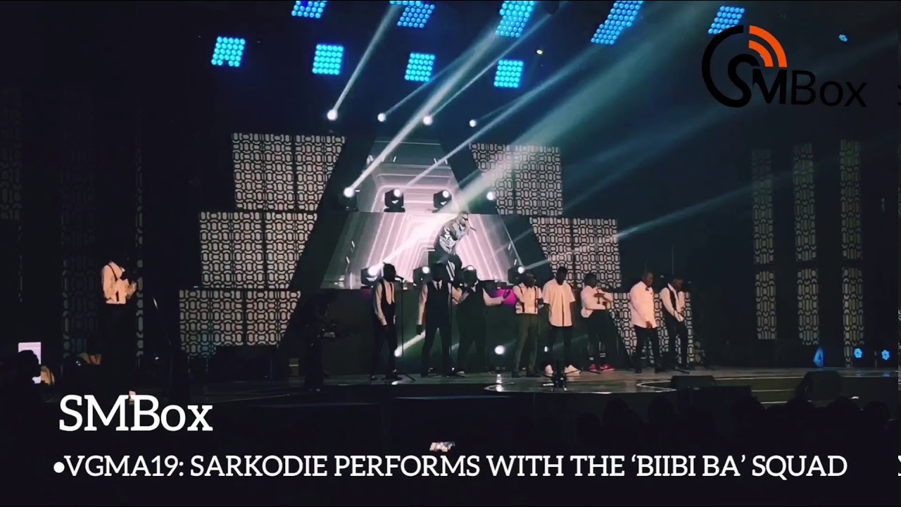 VGMA 2019: SARKODIE&rsquo;s FULL PERFORMANCE AT THE VGMA WITH THE &lsquo;BIIBI BA&rsquo; SQUAD.