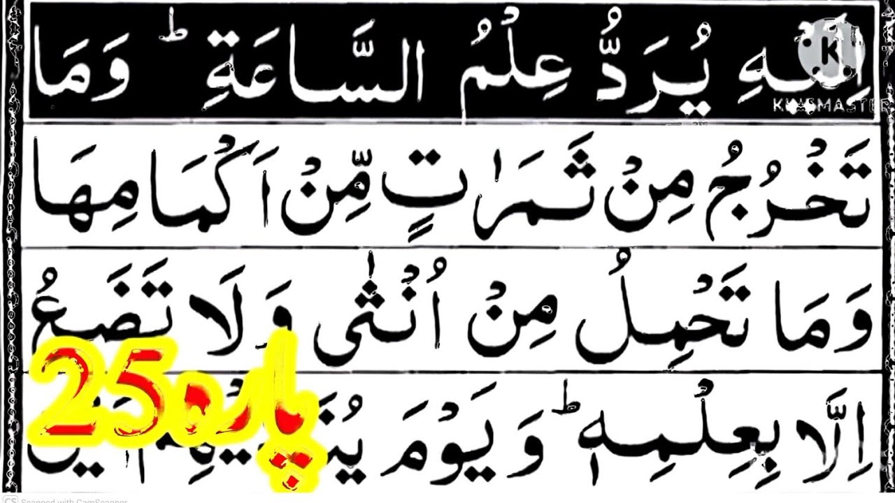 Parah ilaih uraddu Full/para twenty five/para pachees/juz 25/para 25 Pani Patti/ apna Quran tv 