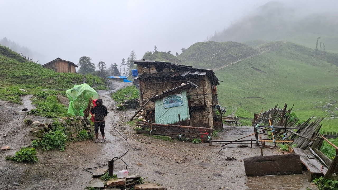 Rainy Days in a Real Nepali Village | Stunning Nature And Rural Life Documentary Video |