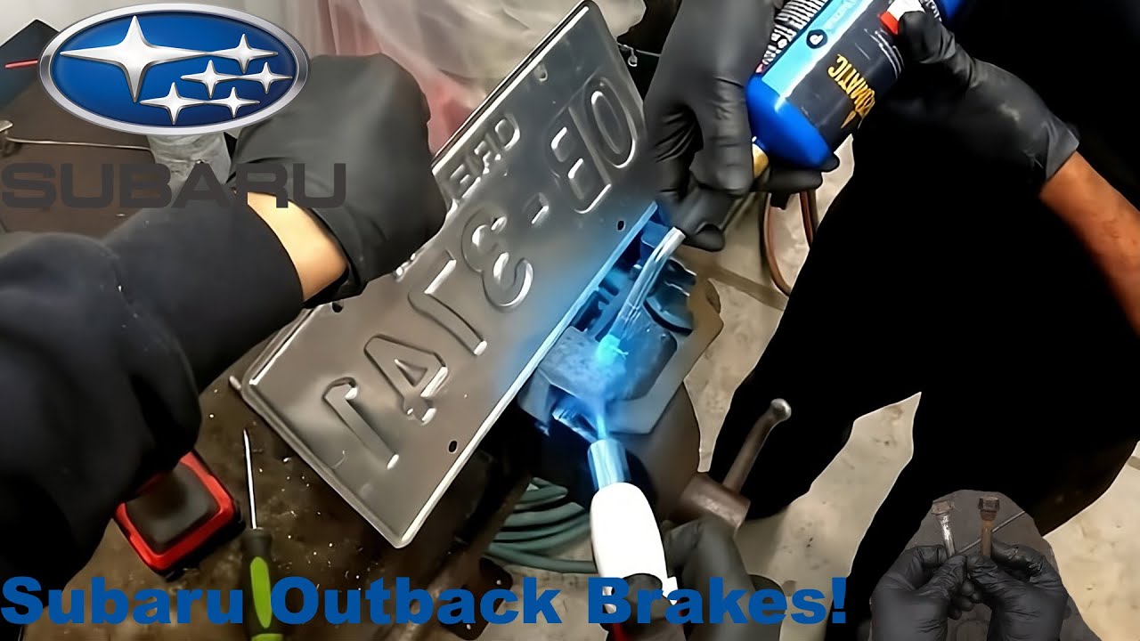 Subaru Outback Rear Brake Job (Chill Shop Vid)