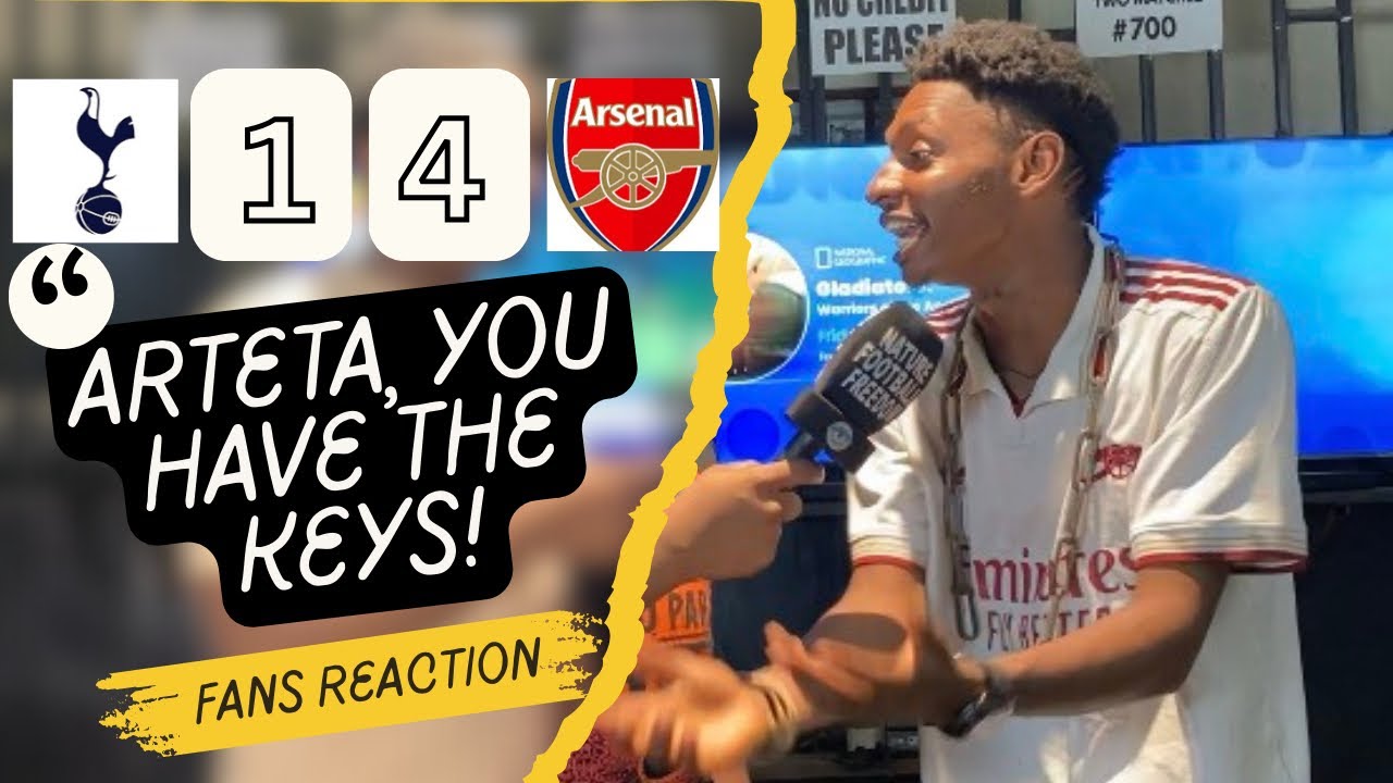 TOTTENHAM 1-4 ARSENAL ( Mykela- NIGERIAN FAN REACTION) PREMIER LEAGUE 2925/26