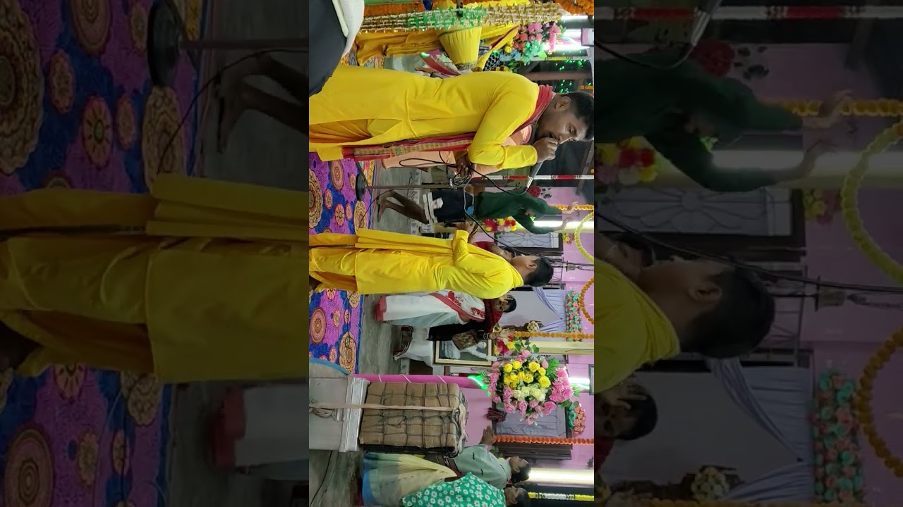 যতন বাড়ি রাম ঠাকুর সেবা মন্দিরে অধিবাস কীর্তন শুরু হলো