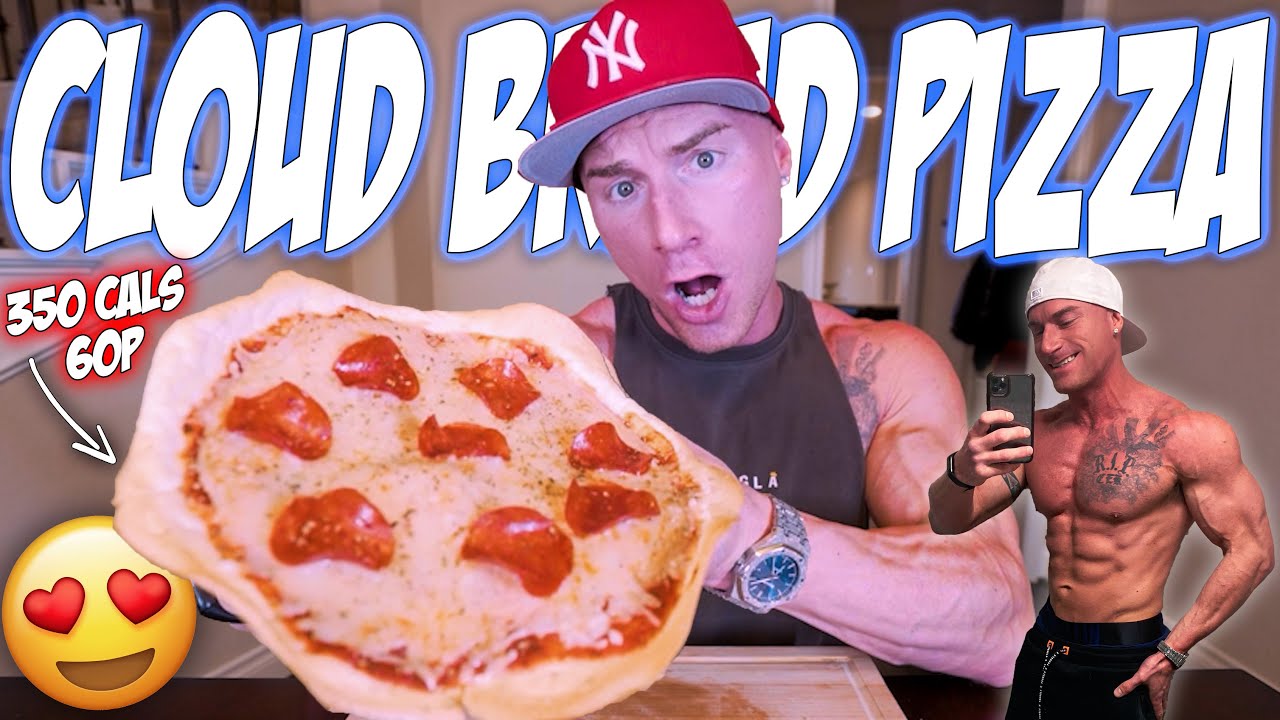 THE EXTREME WEIGHT LOSS PIZZA | Low Carb High Protein Bodybuilding Cloud Bread Pizza Recipe