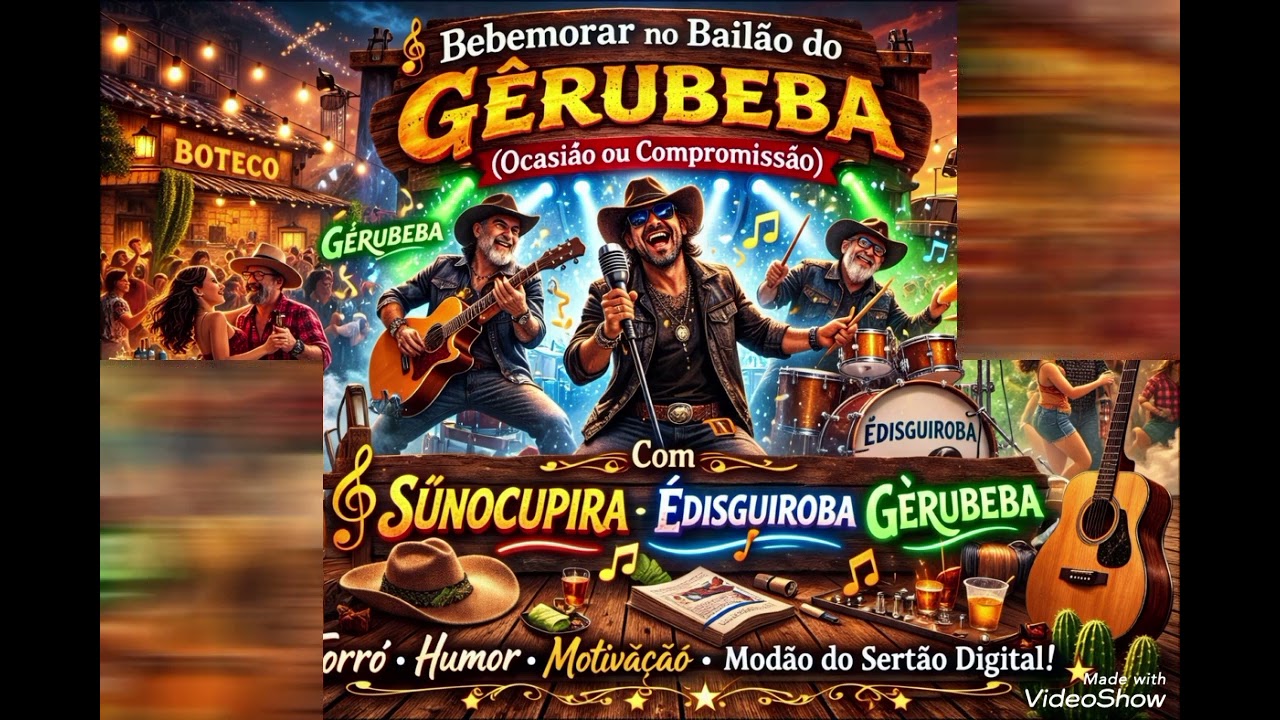 ✨🎸 Bailão do Gêrubeba — Gê Pê Tê Solteirão | Ocasião ou Compromissão | Modão do Sertão Digital 🎸✨