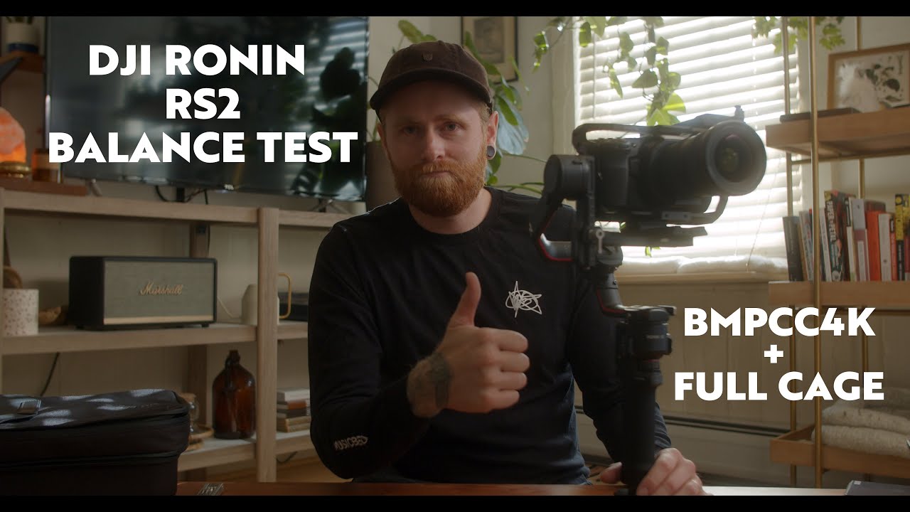 DJI Ronin RS2 // BMPCC4K + Full Cage Balancing Test