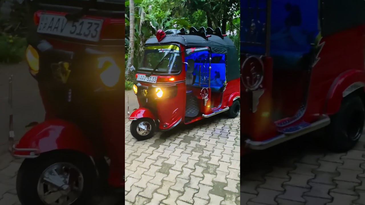 Tuk Tuk modified in sri lanka | Modified three wheeler Matara 💥