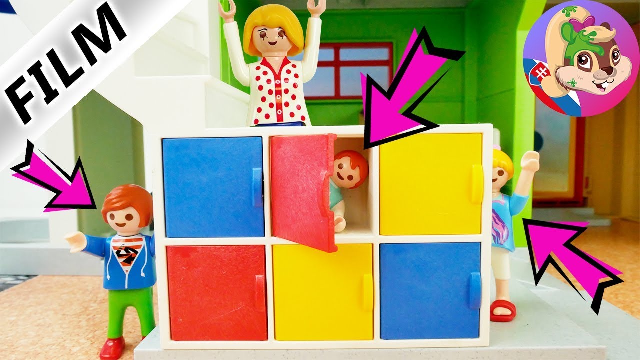 Playmobil po slovensky | EXTRÉMNA SCHOVÁVAČKA VRABCOVCOV v ŠKOLE! | Vrabcovci | Detský seriál
