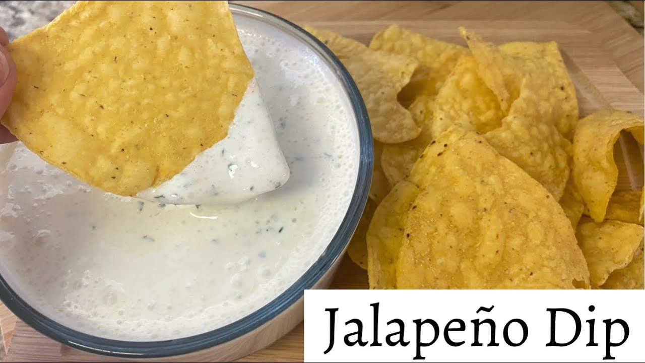 Jalapeño Dip - Dip de Jalapeño y Queso Crema - Botana Facil