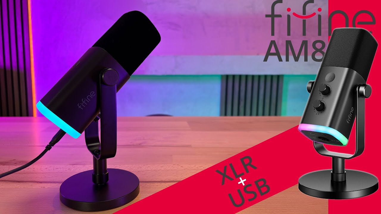 🎙️💻🔌 USB vagy XLR? A Fifine AM8 Mindkettőt Tudja! 🎧✨