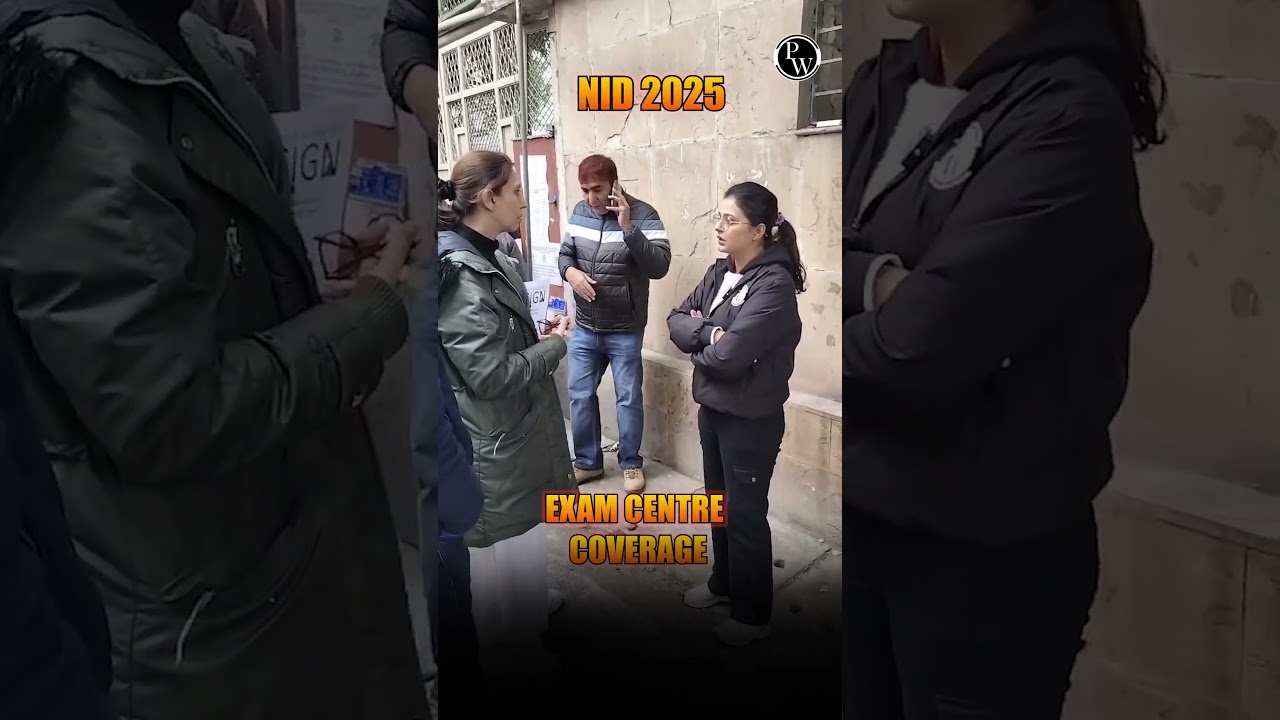 NID 2025 Exam Center Coverage 🎇#Shorts #PW