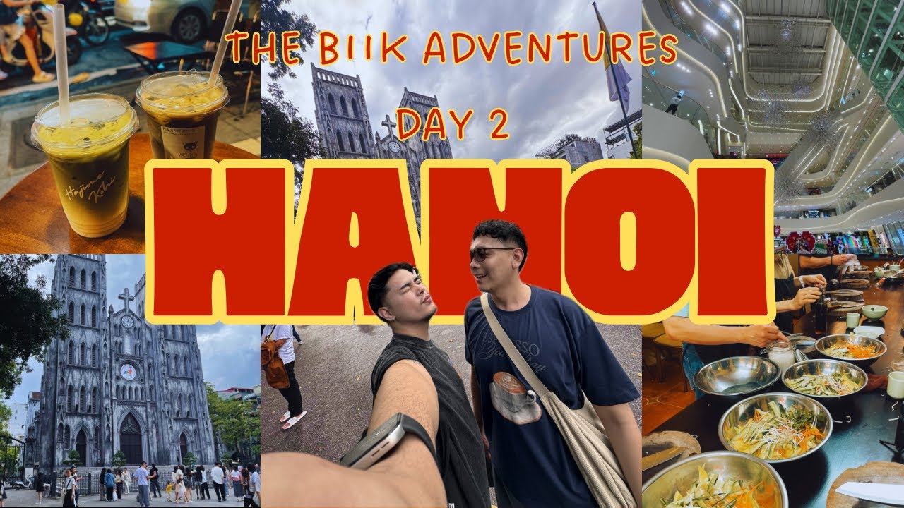 🇻🇳 DAY 2 IN HANOI, NA-SHOCK KAMI SA COOKING CLASS! + Lotte Mall Experience! | The Biik Adventures