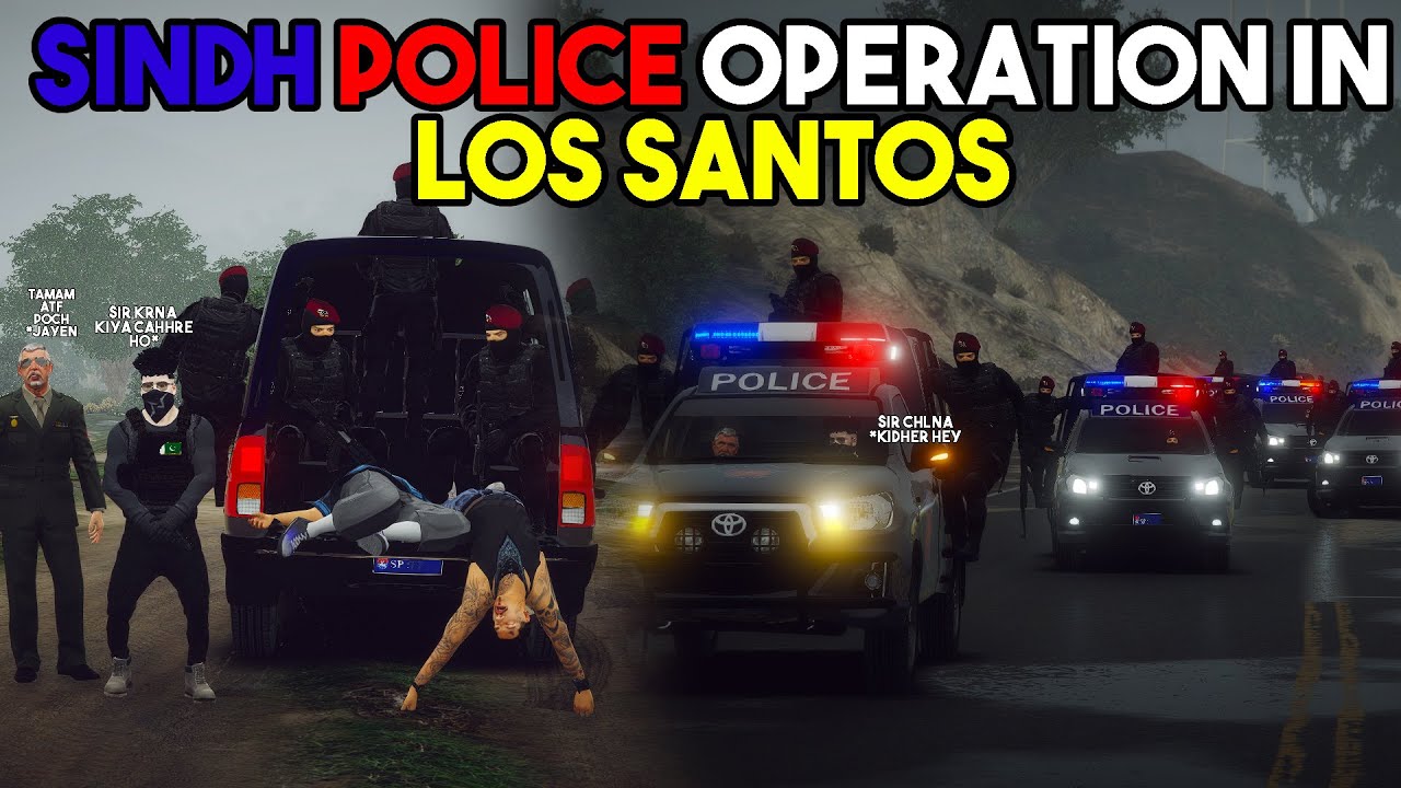 SINDH POLICE PREPARING FOR FLAG MARCH IN LOS SANTOS !! | REAL LIFE MOD | GTA 5 PAKISTAN