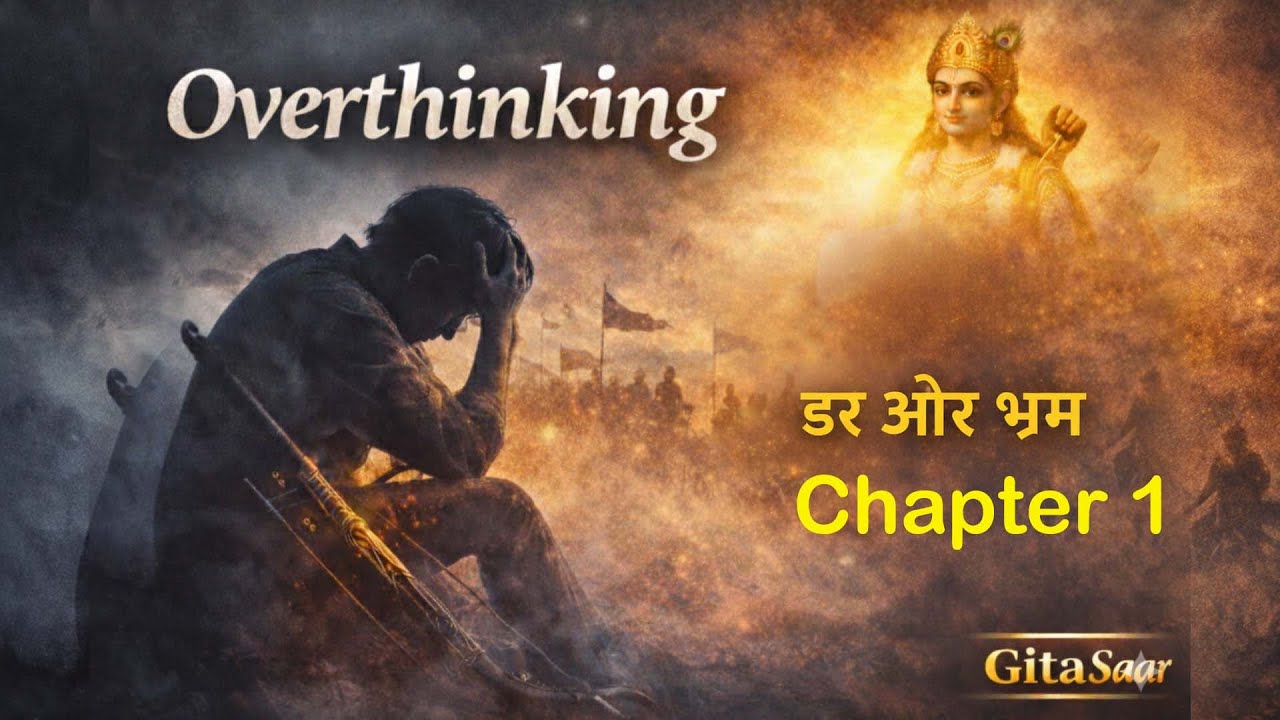 श्री कृष्णा | Overthinking और डर से जीतने की शुरुआत| Bhagavad Gita Chapter 1 | GitaSaar #bhagvadgita