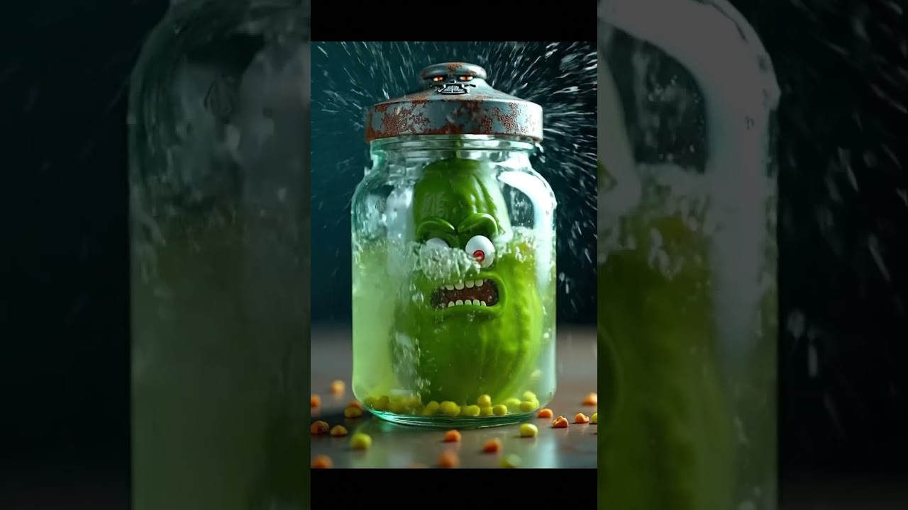 ANGRY PICKLE vs  JAR