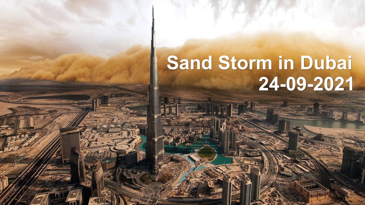 SAND STORM IN DUBAI