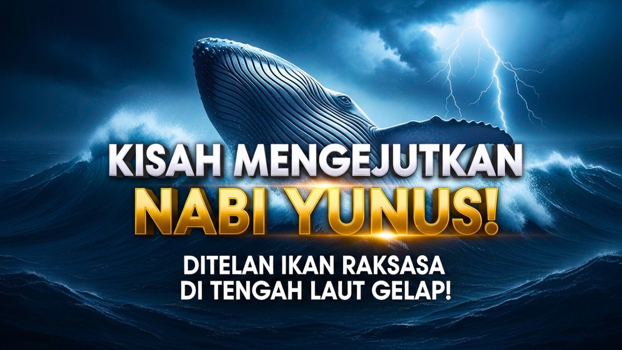 KISAH MENGEJUTKAN NABI YUNUS! Tinggalkan Kaumnya, Lalu Ditelan Ikan Raksasa di Tengah Laut Gelap!
