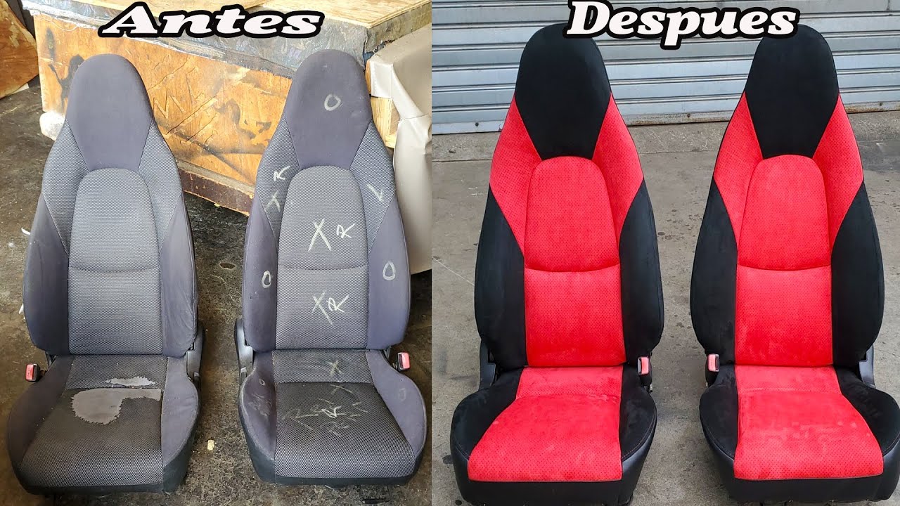 Como Tapizar Asientos en Gamuza ( Suede) Tapiceria de Autos