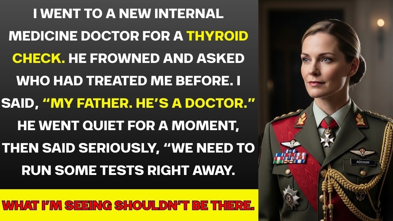 My New Doctor Froze at My Thyroid Scan — When I said, “My dad… he was my doctor,” his face went pale