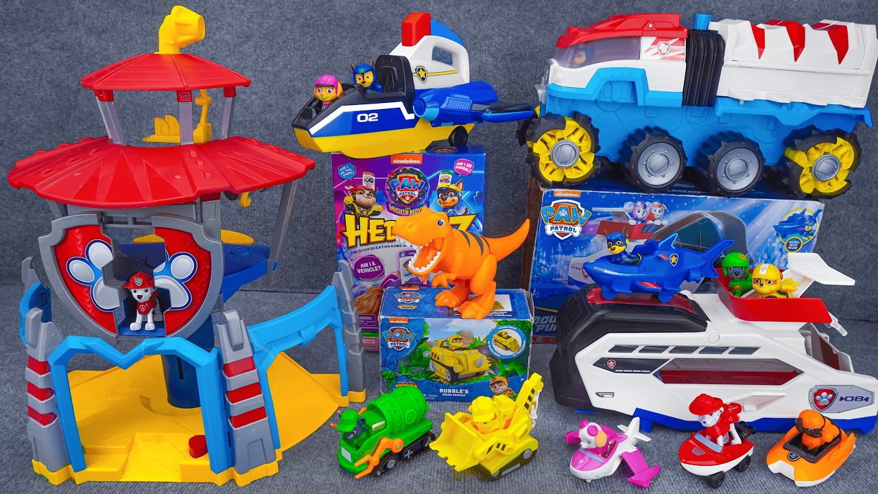 Paw Patrol Search and Rescue collection unboxing and review | ASMR | Full line up with Dino Rescue