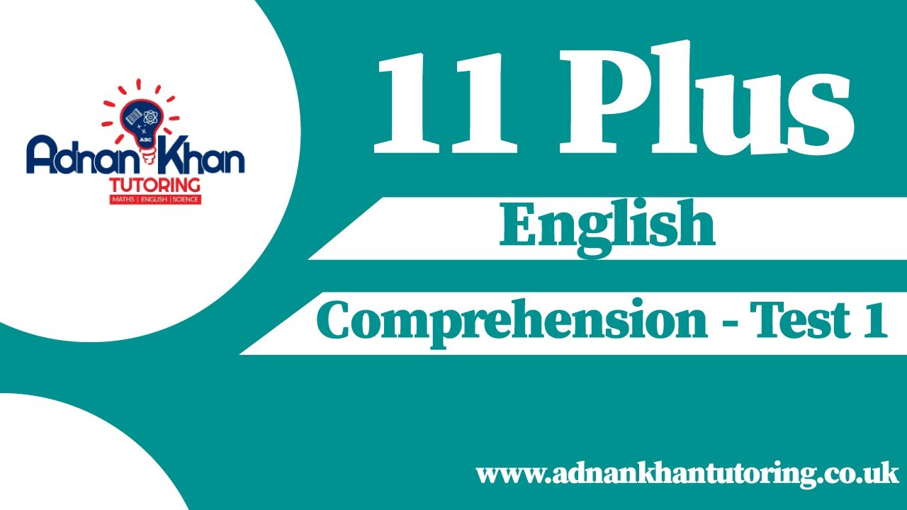 11 Plus English Comprehension - Test 1