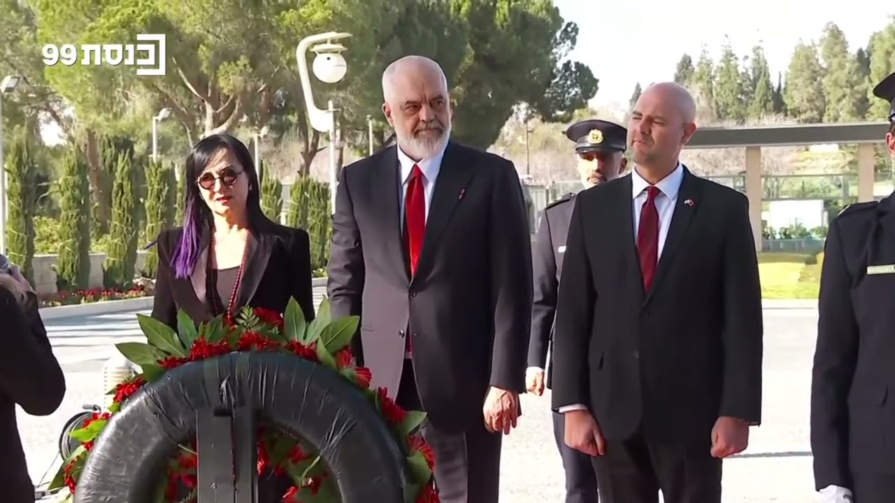 Ceremonia e pritjes së kryeministrit Rama nga Kryetari i  Parlamentit të Izraelit