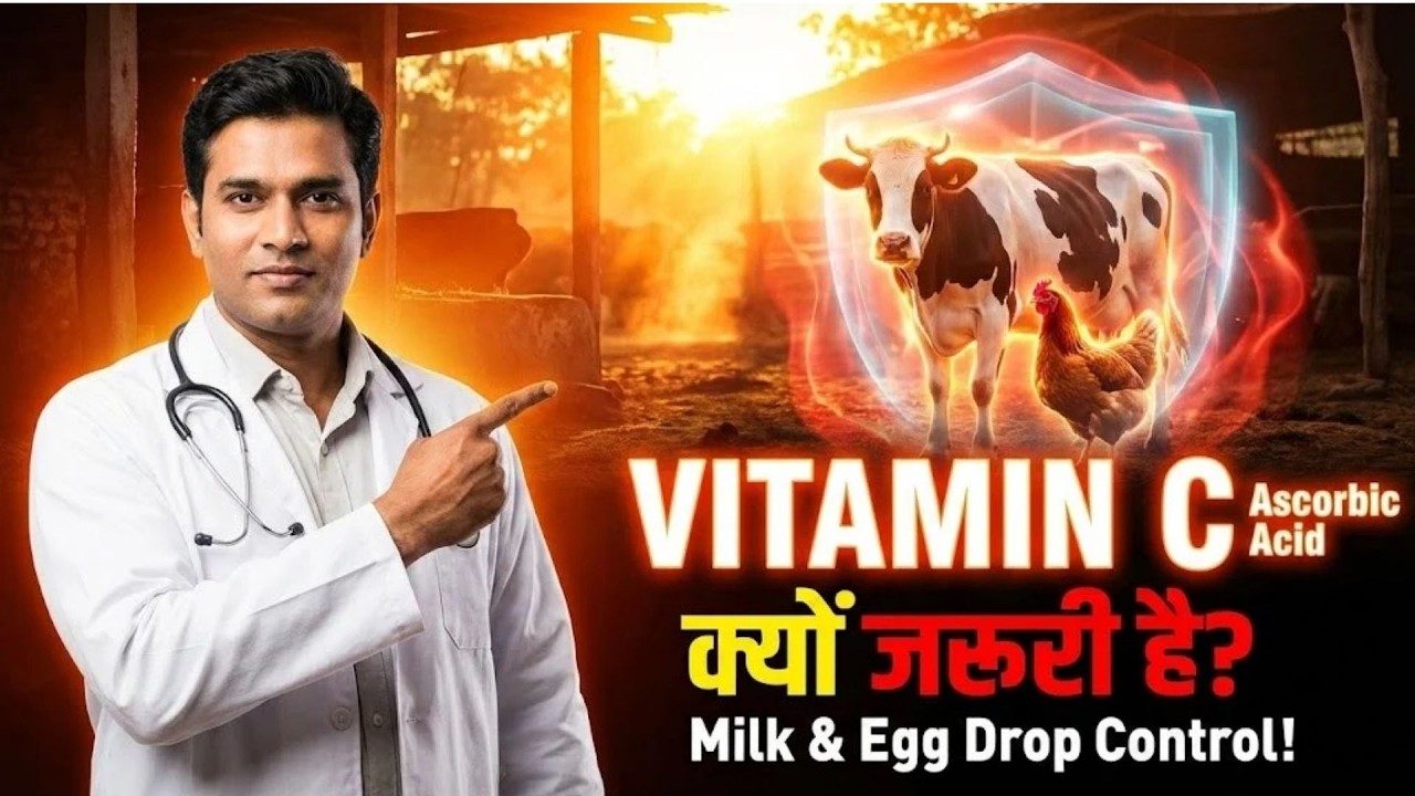 Why Vitamin C is Essential in Dairy & Poultry Farming | Complete Scientific Guide | #akharvbiocorp