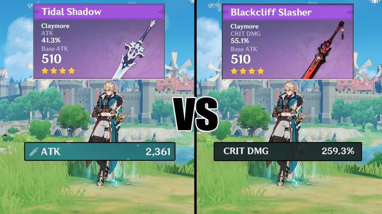 Varka ATK vs Crit DMG Weapons - Genshin impact