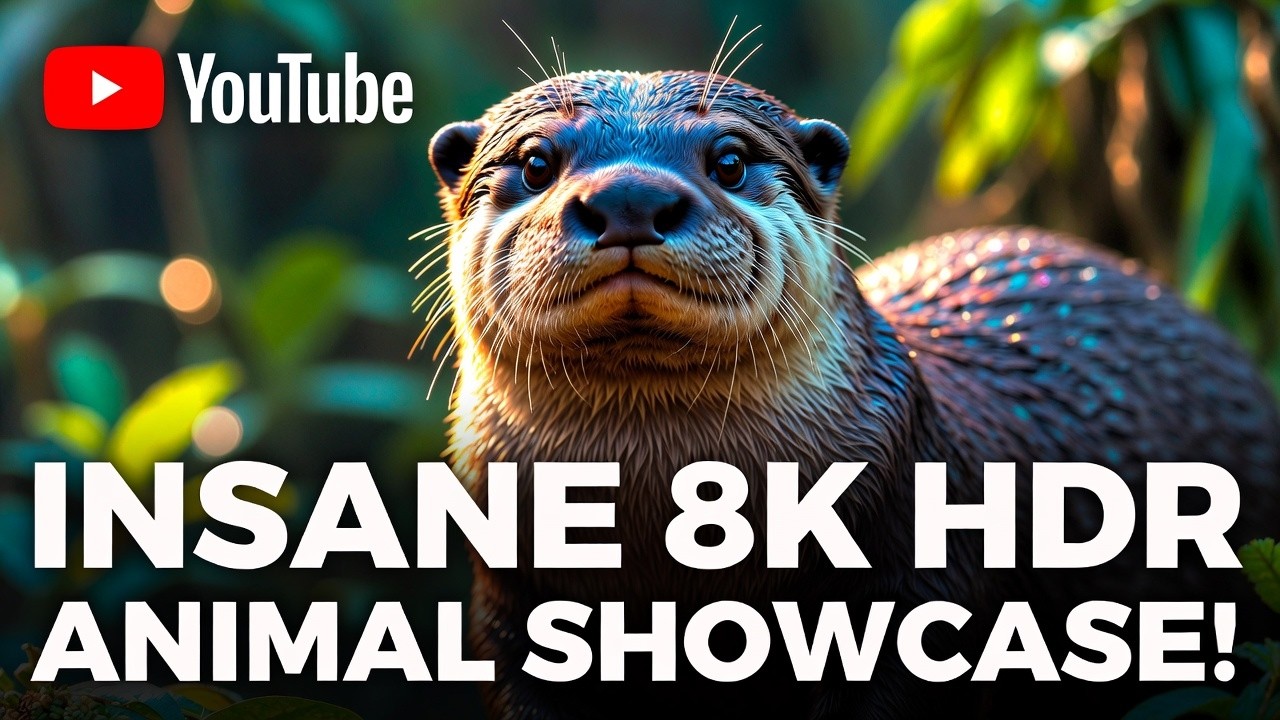 Relaxing Walk in the Amazon: Giant Otters Hunting & River of Life Wildlife Documentary (8K HDR)