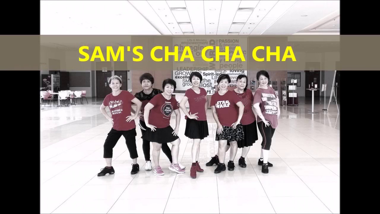SAM'S CHA CHA CHA Line Dance(Sue Ann Ehman)  Demo & Walk Thro'