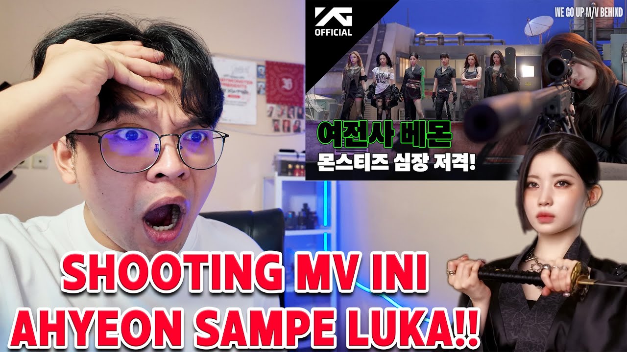 BABYMONSTER - ‘WE GO UP’ M/V MAKING FILM ( REACTION!! )