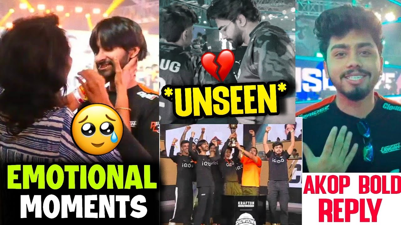 Aaru & Mom Cried 😭 AND BMSD Champion Winning Moment 🏆🇮🇳 Krafton BMIC Ann.📢