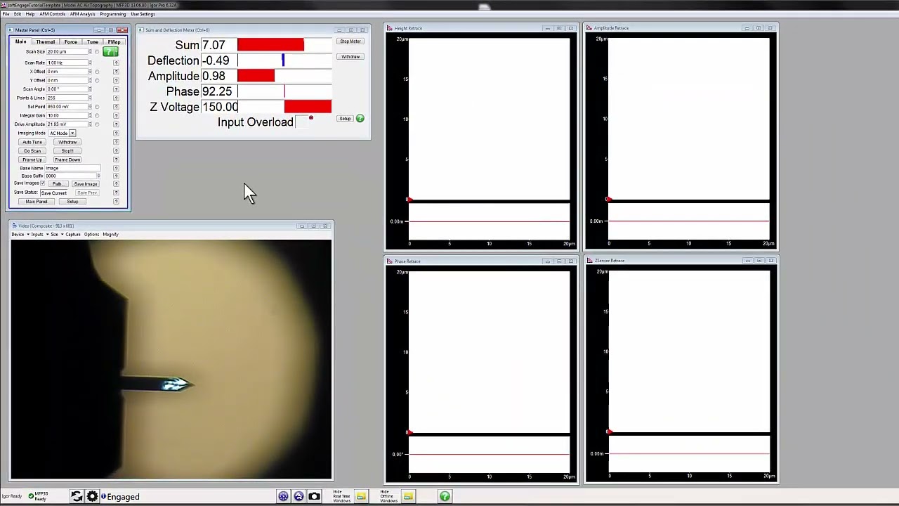 Soft Engage method for Asylum AFM
