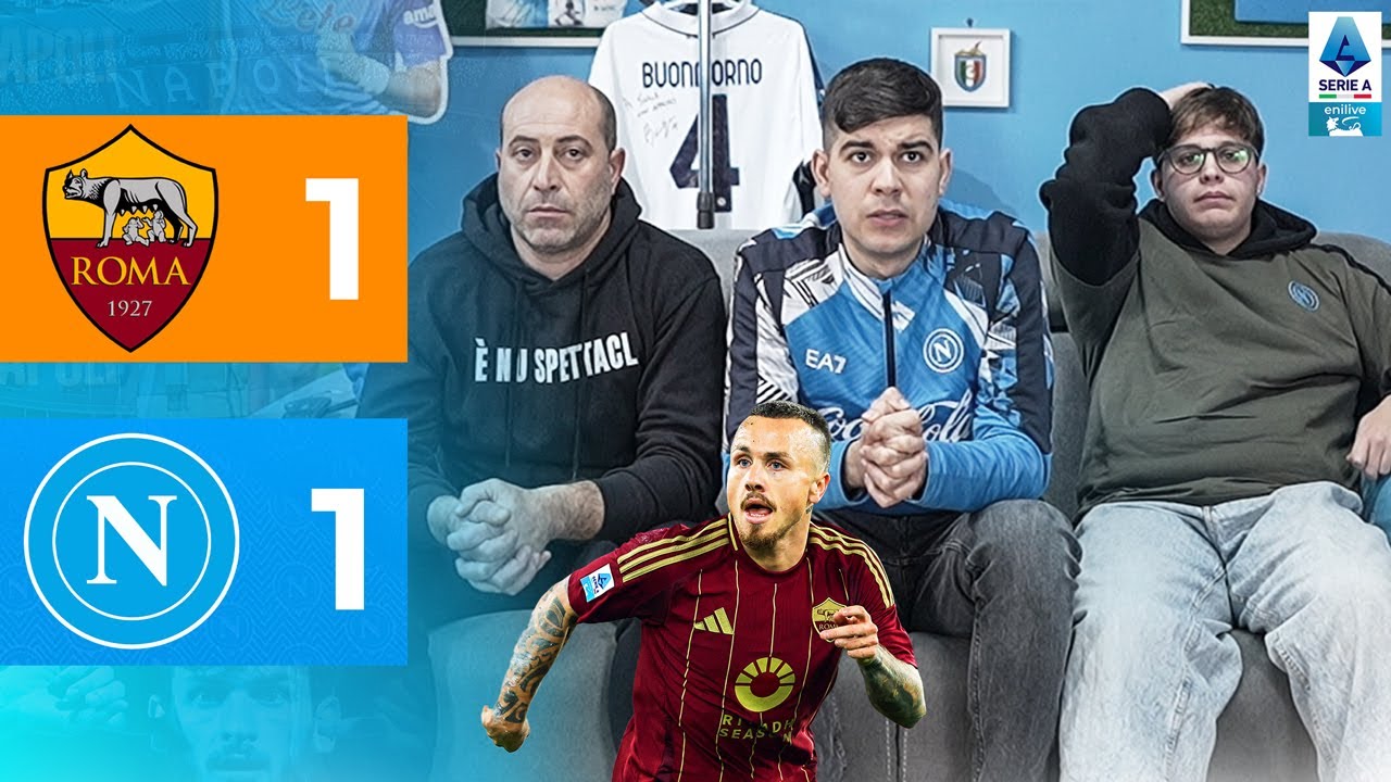 BEFFATI... ROMA-NAPOLI 1-1 | LIVE REACTION NAPOLETANI