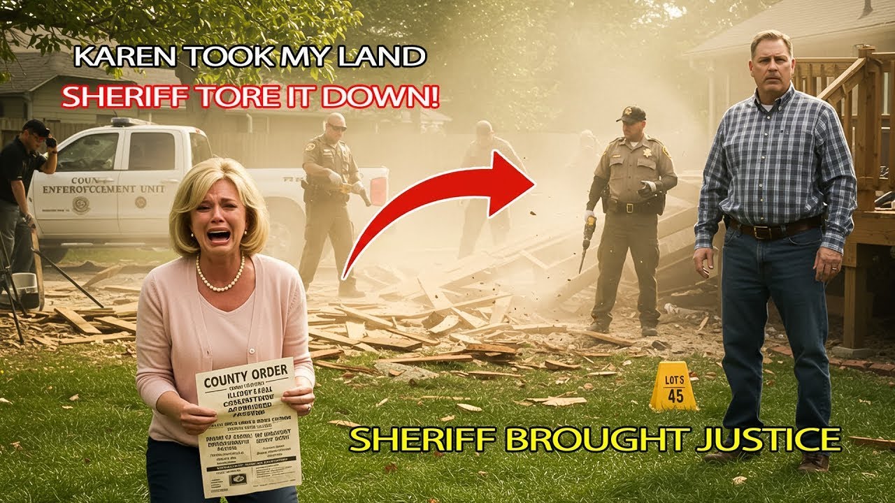 HOA Karen Built a Deck on My Land — Then Cried When the Sheriff Tore It Down