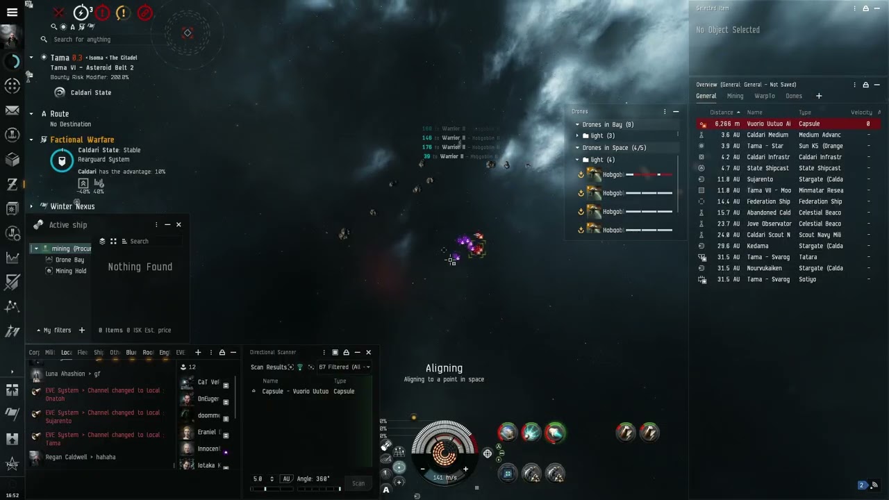 EVE Online PvP  Procurer vs Federation Navy Comet
