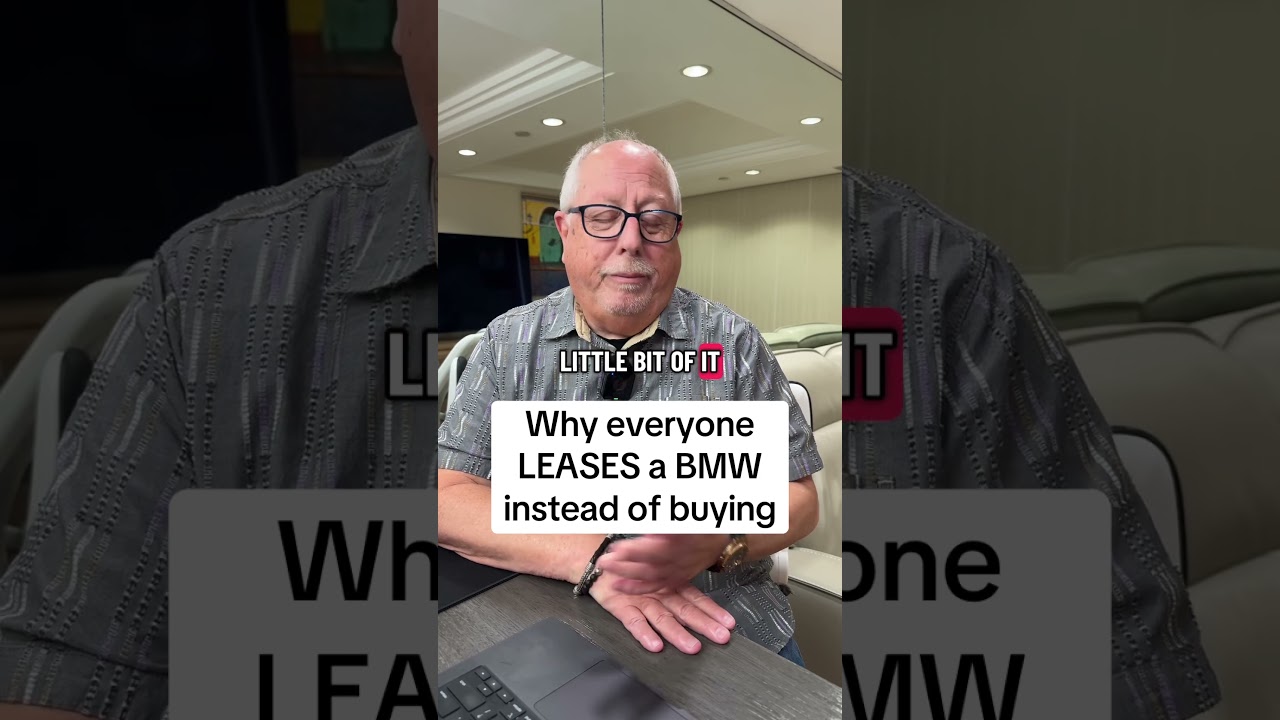 Why everyone LEASES BMWs instead of buying them explainer video