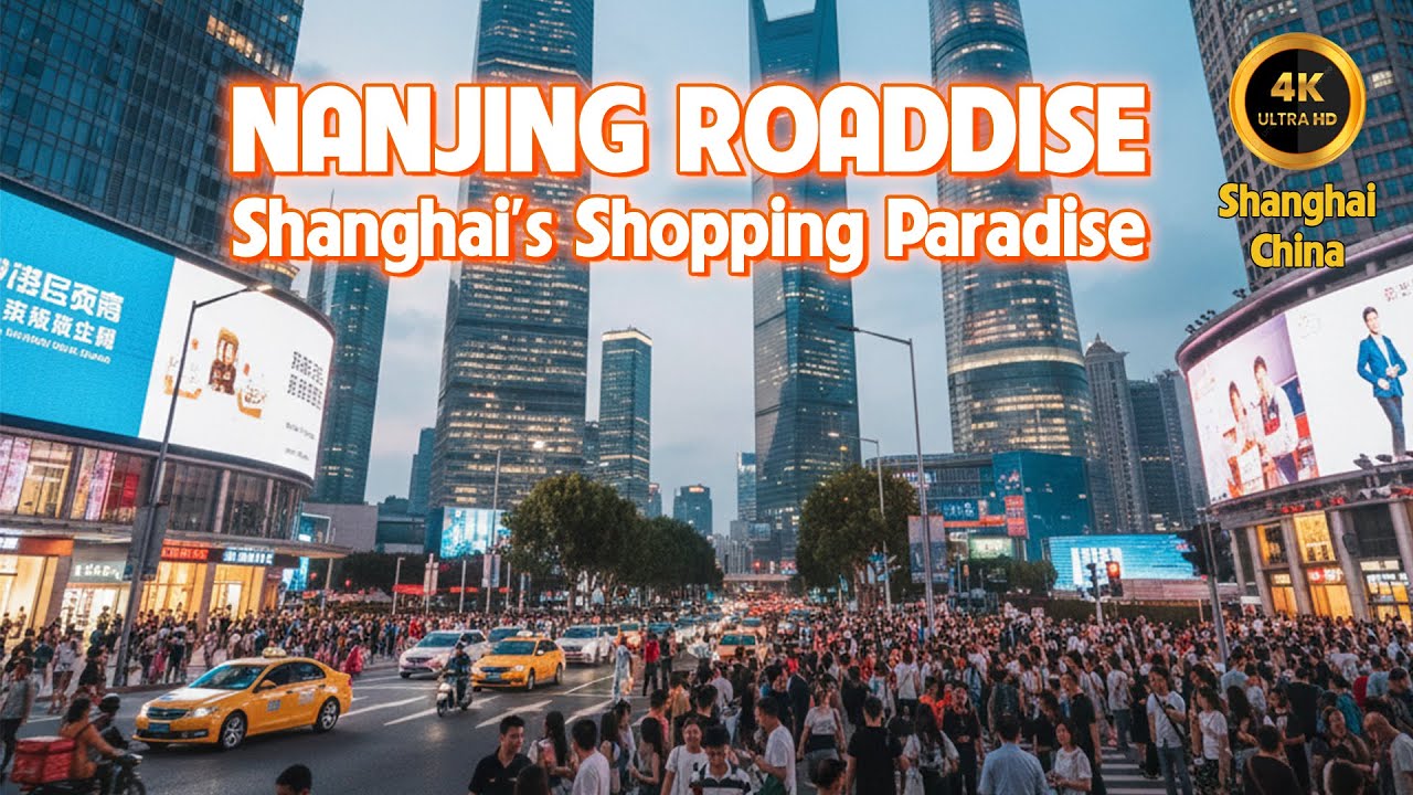 Nanjing Road Walking Tour: China's N.1 Shopping Street | Shanghai 4K