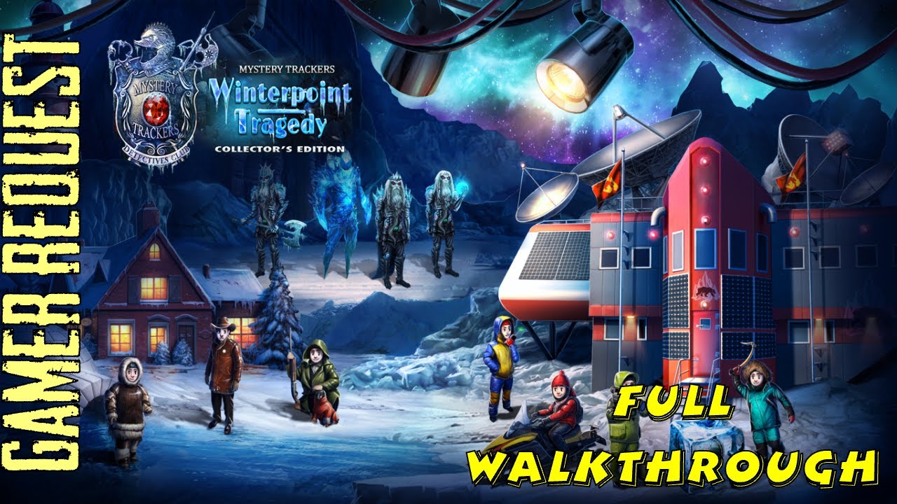 Let's Play - Mystery Trackers 9 - Winterpoint Tragedy - Full Walkthrough