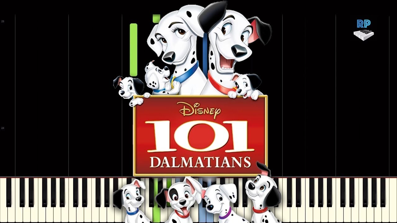 Disney's 101 Dalmatians - Cruella De Vil - Synthesia Piano Tutorial