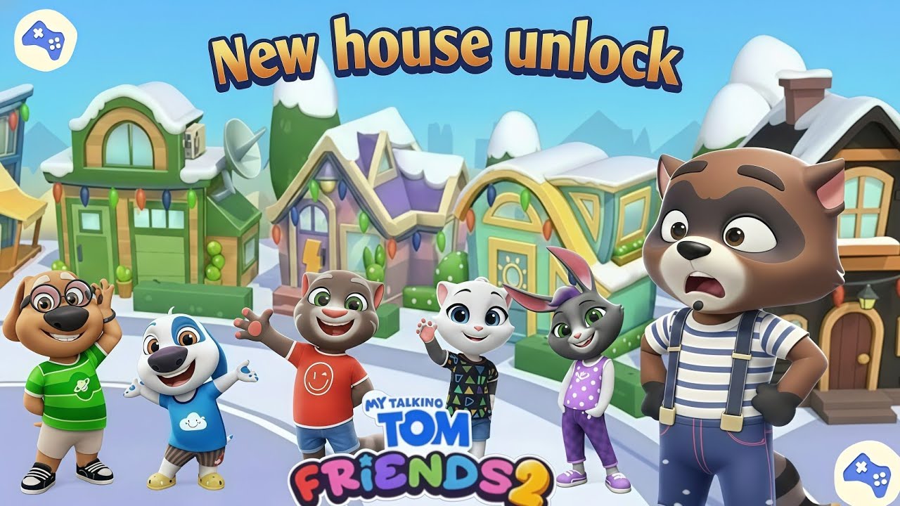 OMG! New House Finally Unlocked 🏠🔥 | My Talking Tom Friends 2