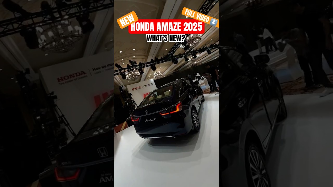 New Honda Amaze 2025 ZX TOP MODEL🔥 #shorts #hondaamaze #hondaamazefacelift