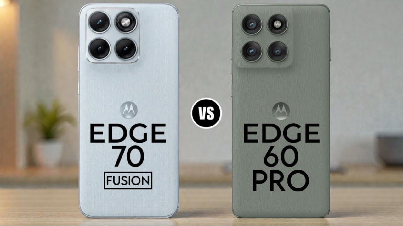 Motorola Edge 70 Fusion vs Motorola Edge 60 Pro
