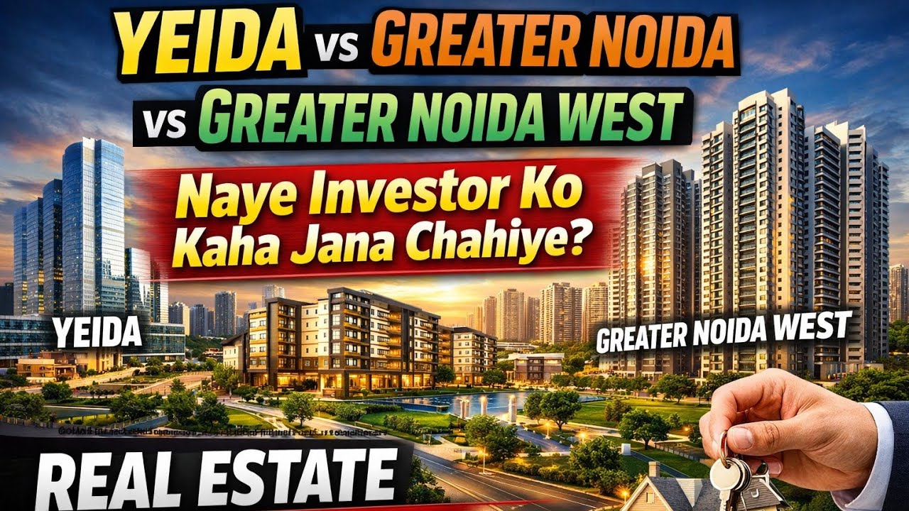 YEIDA vs Greater Noida vs GNida West: Where to Invest in 2026? Full Information Guide 