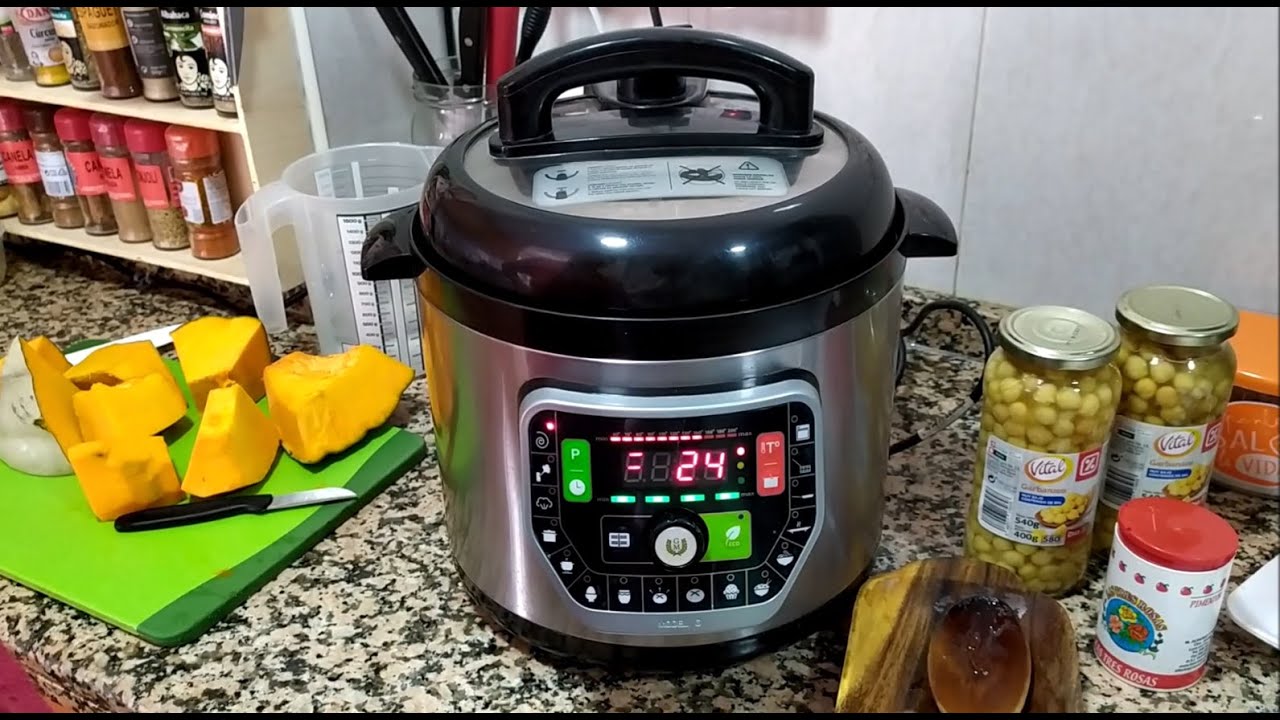 Berza con calabaza, patata y pringá en olla GM