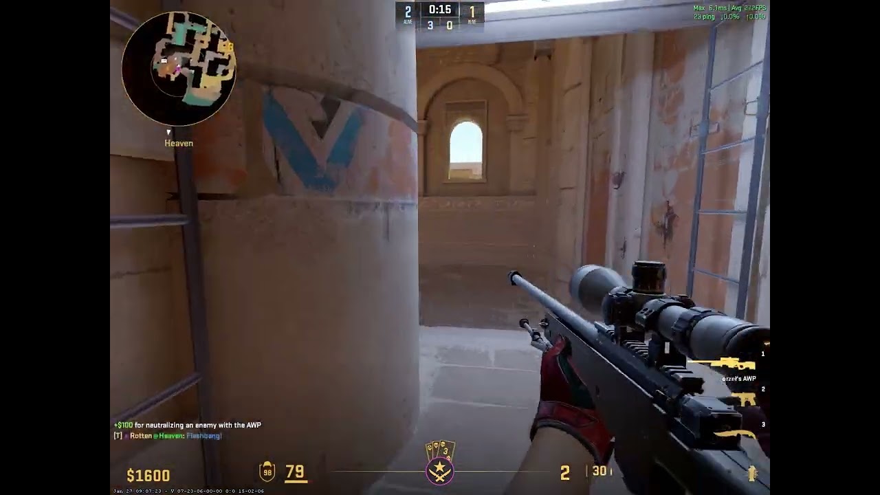 1v5 vs cocky 3100 elo faceit player with CRAZY ending!