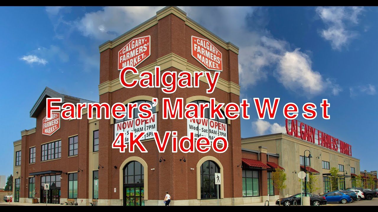 Calgary Farmers’ Market West | Local Heritage | Summer Walk | 4K
