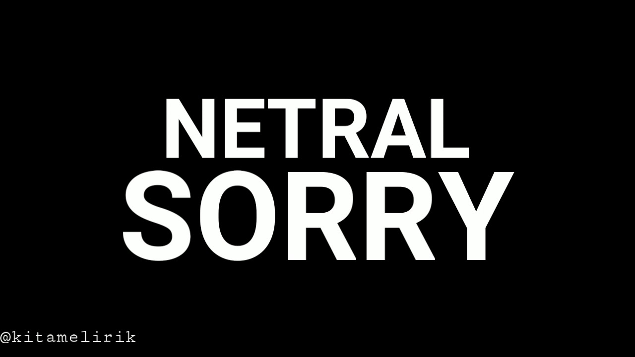 Netral - Sorry (Lirik)