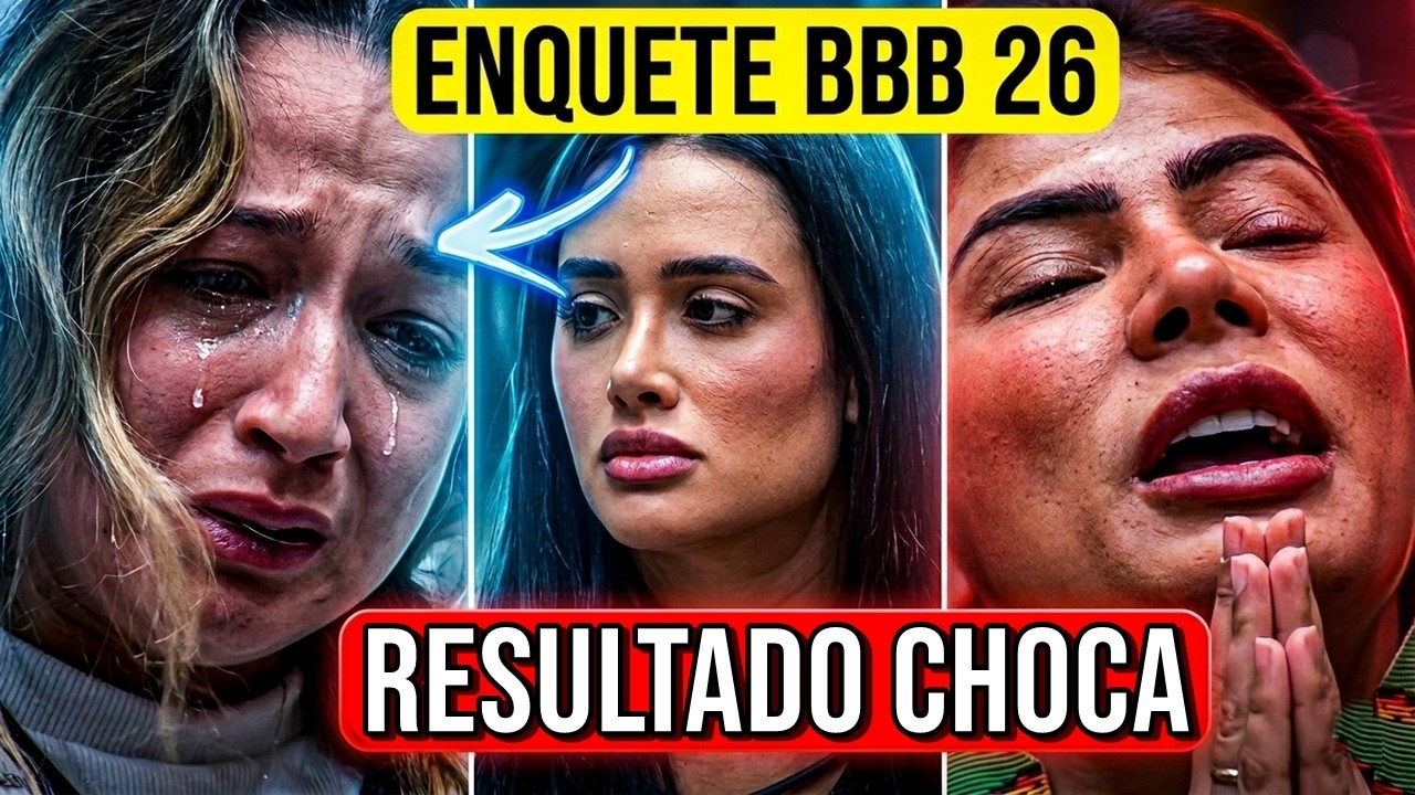 🔴ENQUETE BBB 26: QUEM SAI NO PARED&Atilde;O? SAMIRA, JORDANA OU MARCIELE?🔥